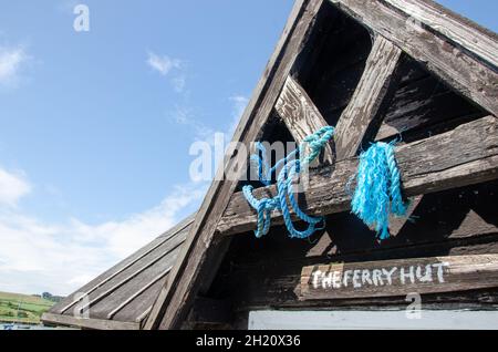 The Ferry Hut Museum, Alnmouth, Northumberland, Großbritannien. Stockfoto