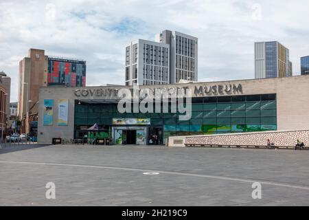 Coventry Transport Museum, Coventry, West Midlands, Großbritannien. Stockfoto