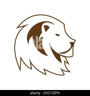 Lion Head Vektoren Stock Vektor