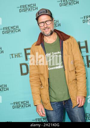 Berlin, Deutschland. Oktober 2021. Markus Knüfken kommt zur Special Screening 'The French Dispatch' bei Kino International. Quelle: Annette Riedl/dpa/Alamy Live News Stockfoto