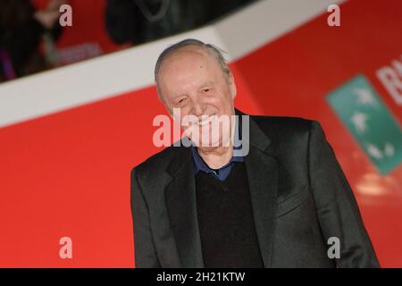 Rom, Italien. Oktober 2021. Dario Argento nimmt am roten Teppich von Quentin Tarantino im Auditorium parco della musica Teil. Kredit: SOPA Images Limited/Alamy Live Nachrichten Stockfoto