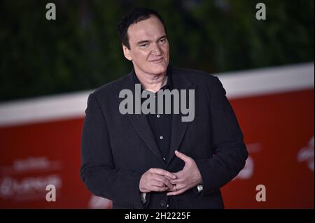 Roma, Italien. Oktober 2021. Quentin Tarantino nimmt am 19. Oktober 2021 in Rom, Italien, am 16. Rome Film Fest 2021 am roten Teppich Teil. Foto von Rocco Spaziani/UPI Credit: UPI/Alamy Live News Stockfoto