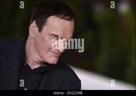 Roma, Italien. Oktober 2021. Quentin Tarantino nimmt am 19. Oktober 2021 in Rom, Italien, am 16. Rome Film Fest 2021 am roten Teppich Teil. Foto von Rocco Spaziani/UPI Credit: UPI/Alamy Live News Stockfoto