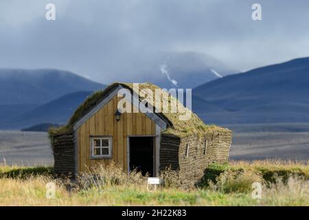 Kleines Spatenhaus, Moeorudalur, Austurland, Island Stockfoto