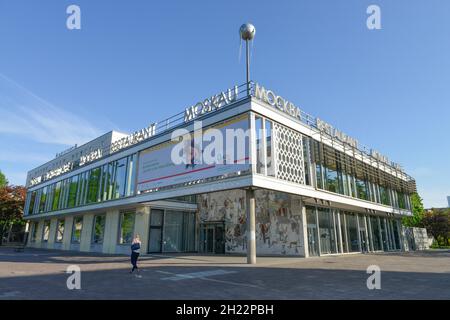 Cafe Moskau, Karl-Marx-Allee, Mitte, Berlin, Deutschland Stockfoto