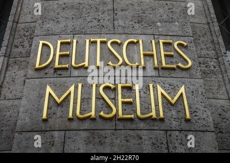 Deutsches Museum, Museumsinsel, München, Bayern, Deutschland Stockfoto