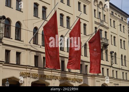 Hotel Vier Jahreszeiten Kempinski, Maximilianstrasse, München, Bayern, Deutschland Stockfoto