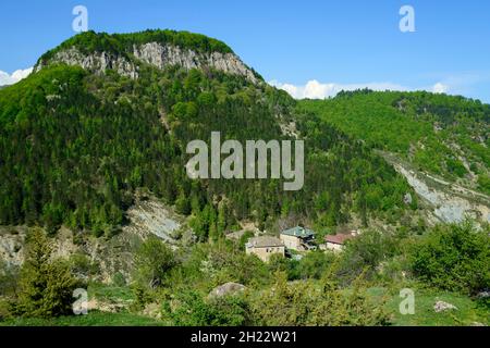 Dardha, Skigebiet, Gramoz Mountains, Korca District, Korca, Albanien Stockfoto