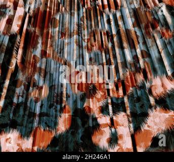 Farbenfrohe Aquarellflecken. Moderne handbemalte Hintergrund.Farbe gestreiftes Muster Stockfoto