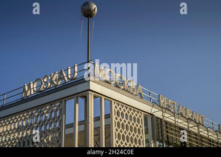 Cafe Moskau, Karl-Marx-Allee, Mitte, Berlin, Deutschland Stockfoto