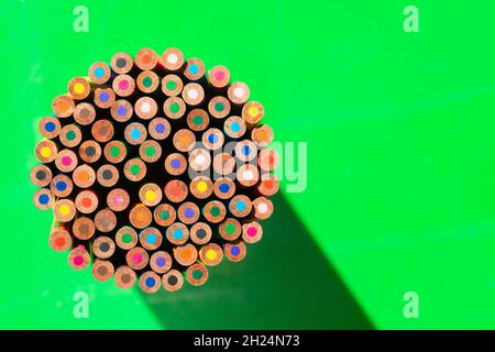 Farbschablonen Hinten Stockfoto