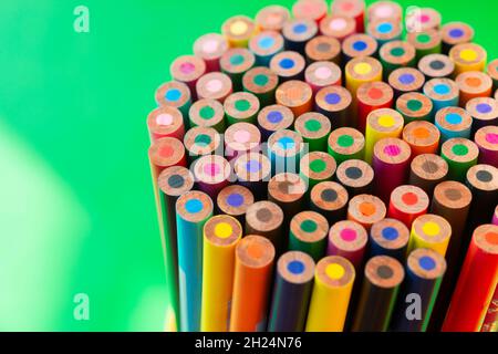 Farbschablonen Hinten Stockfoto