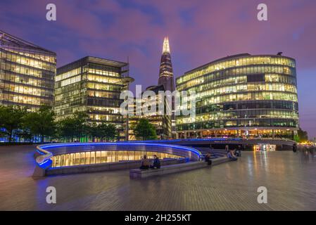 Bürogebäude in London Stockfoto