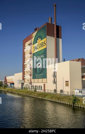 Jacobs Krönung, Kaffeeröstung, Jacobs Douwe Egberts (JDE), Chris-Guefroy-Allee, Neukölln, Berlin, Deutschland Stockfoto