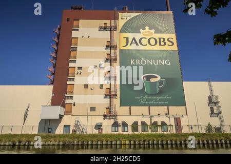 Jacobs Krönung, Kaffeeröstung, Jacobs Douwe Egberts (JDE), Chris-Guefroy-Allee, Neukölln, Berlin, Deutschland Stockfoto