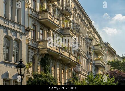 Altbauten, Planufer, Kreuzberg, Berlin, Deutschland Stockfoto