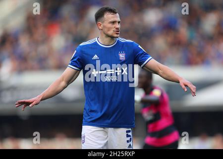 George Edmundson von Ipswich Town - Ipswich Town / Shrewsbury Town, Sky Bet League One, Portman Road, Ipswich, Großbritannien - 9. Oktober 2021 nur zur redaktionellen Verwendung – es gelten die Einschränkungen für DataCo Stockfoto