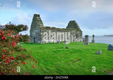 Kilnave Chapel Islay Scotland Großbritannien Stockfoto