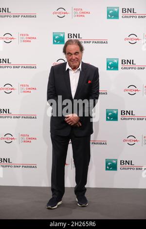 Rom, Italien. Oktober 2021. Auf dem Rome Cinema Fest Fotozelle von Oliver Stone in diesem Bild Oliver Stone (Foto von Paolo Pizzi/Pacific Press/Sipa USA) Quelle: SIPA USA/Alamy Live News Stockfoto