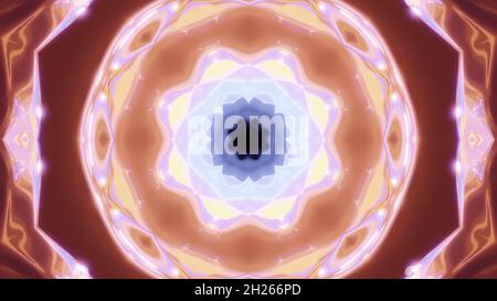 Glänzende Kristallverzierung 4K UHD 3D-Illustration Stockfoto