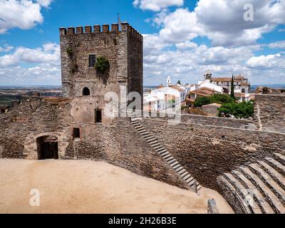 Schloss Monsaraz in monsaraz, alentejo, portugal Stockfoto