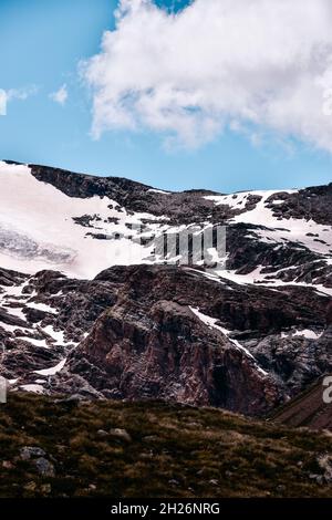 Atemberaubende Aussicht vom Naturschutzgebiet Gran Paradiso in Italien Stockfoto