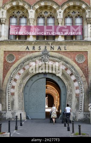 Das Heeresgeschichtliche Museum im Wiener Arsenal, Wien, Österreich, Europa - das Heeresgeschichtliche Museum im Wiener Arsenal, Wien, Österreich, Europa Stockfoto