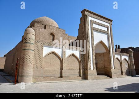 Mohammed Amin Inak Madrasah, Itchan Kala, Ichan-Qаl’а, Chiwa, Xorazm Region, Usbekistan, Zentralasien Stockfoto