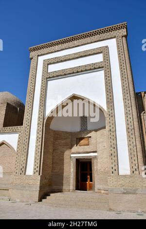 Mohammed Amin Inak Madrasah, Itchan Kala, Ichan-Qаl’а, Chiwa, Xorazm Region, Usbekistan, Zentralasien Stockfoto