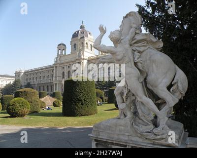 Kunsthistorisches Museum KHM in Wien, Österreich, Europa - Kunsthistorisches Museum KHM in Wien, Österreich, Europa Stockfoto