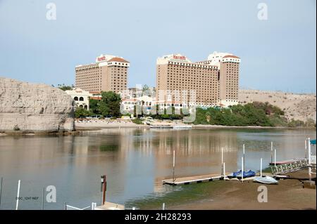 Blick auf den Colorado River, Bullhead City, AZ. Stockfoto