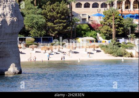 Blick auf den Colorado River, Bullhead City, AZ. Stockfoto