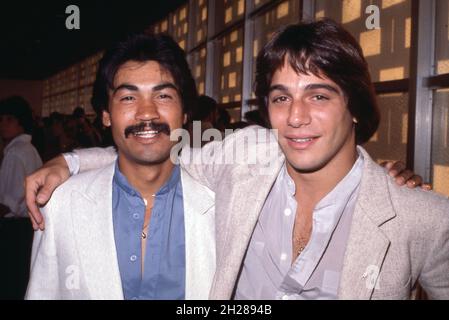 Tony Danza mit Carlos Palomino um 1979 Credit: Ralph Dominguez/MediaPunch Stockfoto