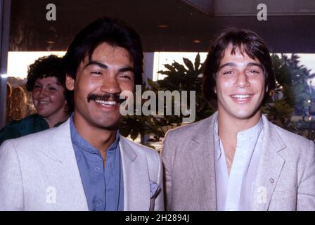 Tony Danza mit Carlos Palomino um 1979 Credit: Ralph Dominguez/MediaPunch Stockfoto