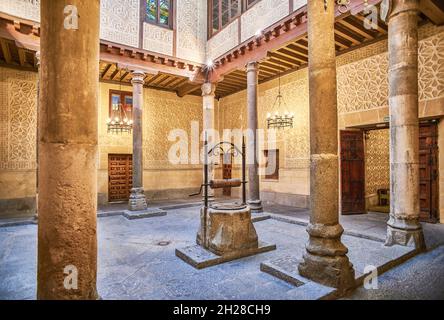 Cascales Palace. Segovia, Kastilien und Leon, Spanien. Stockfoto