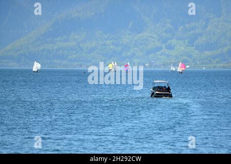 motorboot fahren traunsee