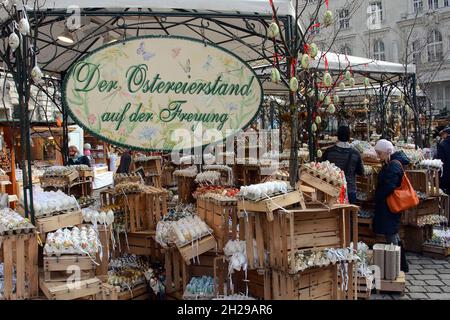 Ostermarkt in Wien (Österreich) - Ostermarkt in Wien (Österreich) Stockfoto