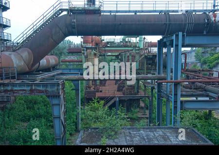 Ehemaliges Hochofenwerk in Duisburg-Nord Stockfoto