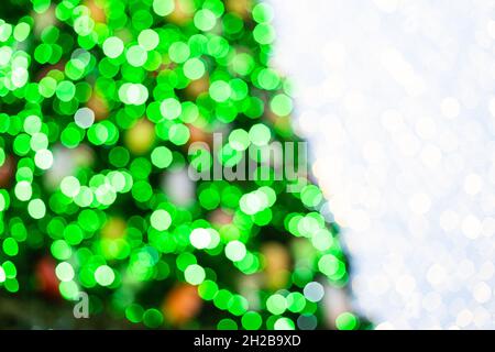 Schönen Urlaub Schaufenster dekoriert zu Weihnachten Stockfoto