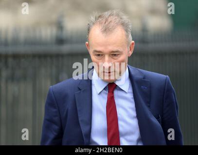 Simon Hart MP (Con: Carmarthen West) Staatssekretär für Wales, in Westminster, Oktober 2021 Stockfoto