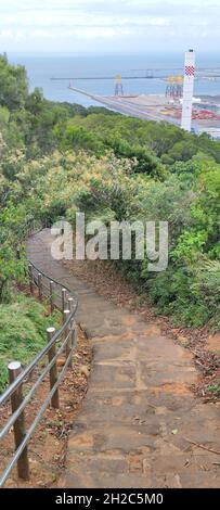 Der Taipingling Sea View Trail, New Taipei City 18. Okt. 2021, Taiwan Stockfoto