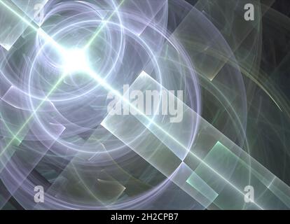 abstrakte Fraktal Hintergrund eine computergenerierte Illustration, Textur Stockfoto