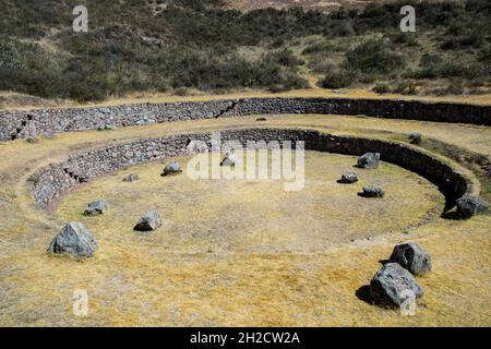 peru, Muräne, landwirtschaftliche Versuchszentrum der inka Stockfoto