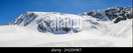 Beeindruckende Berglandschaft in den Stubaier Alpen Stockfoto