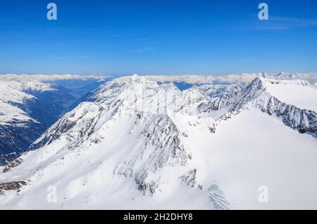 Beeindruckende Berglandschaft in den Stubaier Alpen Stockfoto