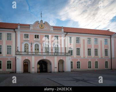 Burg Toompea, Sitz des estnischen Parlaments - Tallinn, Estland Stockfoto