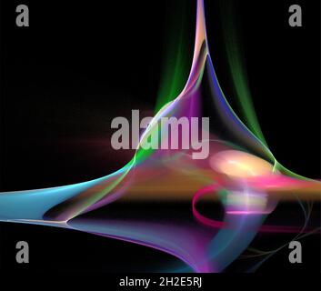 Helle bunte abstrakte Hintergrund für Robo Tisch Stockfoto