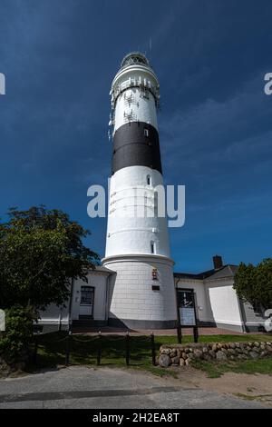 Leuchtfeuer Kampen, ein Leuchtturm auf Sylt in Deutschland Stockfoto