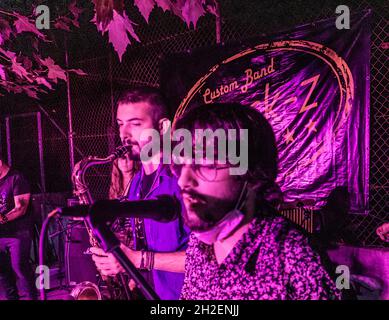 Konzert der Gruppe K-Rock-z am 11. September 2021 Stockfoto
