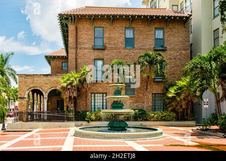 Roetzel und Andress, Franklin Arms Building, First Street, Fort Myers, Florida Stockfoto